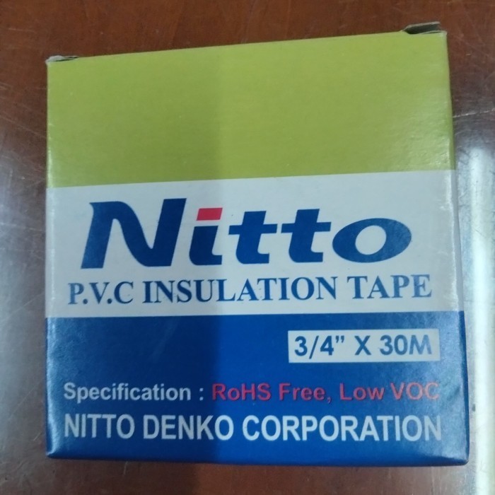 isolasi listrik warna hitam nitto