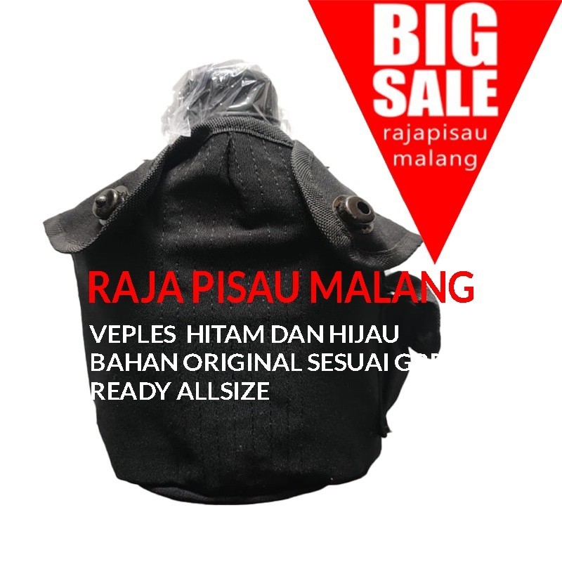 Veples Peples Tempat Minum Jatah Pembagian TNI Ready Hitam dan Hijau