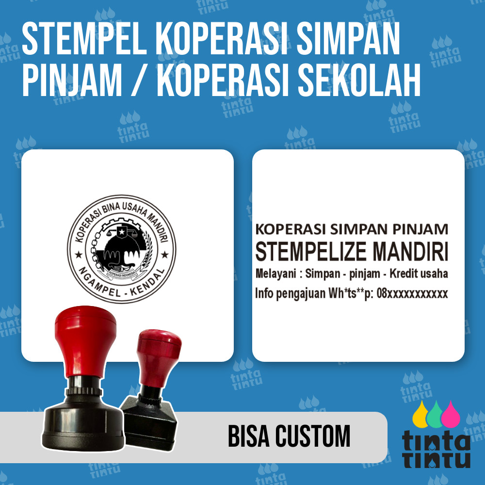 Stempel Koperasi Simpan Pinjam / Koperasi Sekolah