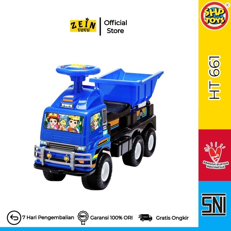 RFV68 ZEINTOYS Mobil truk jumbo truk pasir ada musik SHP Toys HT 661