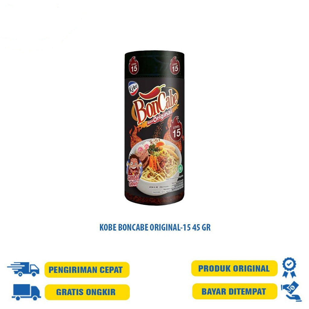 

KOBE BONCABE ABON SAPI40GR/ORIGINAL LV 45/LEVEL 50 BTL/BAWANG GORENG LV 10/BONCABE