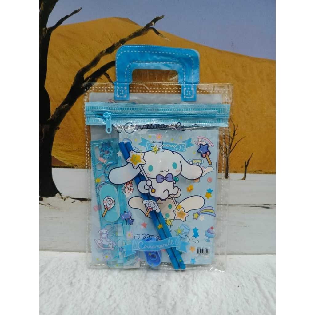 

STUDY SET KOTAK ada TENTENGAN/PAKET ALAT TULIS 8801 SANRIO MELODY CINNAMOROLL KUROMI
