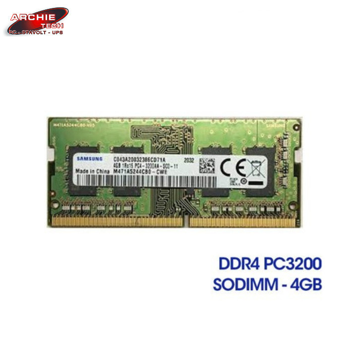 SODIMM DDR4 SAMSUNG 4GB 3200 Mhz 1Rx16 PC4 3200AA M471A5244CB0 CWE