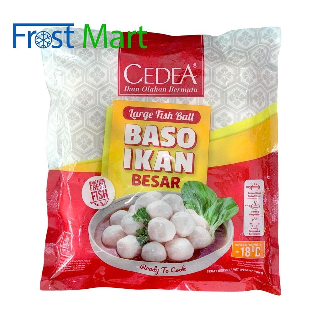 

Baso Ikan Cedea Besar 500Gr