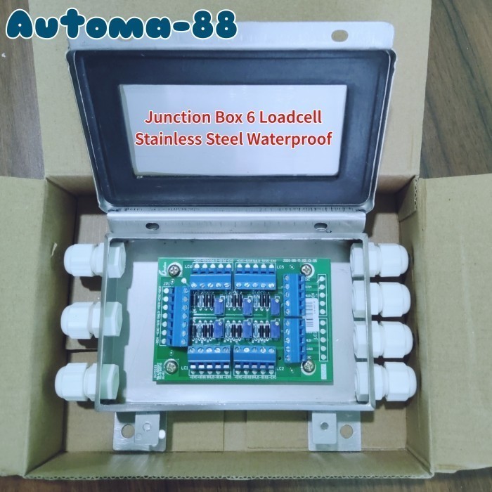 MN08 Junction Box Loadcell Stainless 6 input sensor Load Cell Waterproof