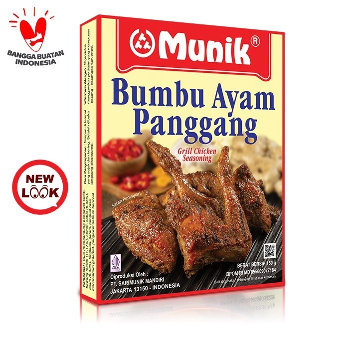 

[Bumbu SIap Pakai] Bumbu Ayam Panggang Munik - 150 gr