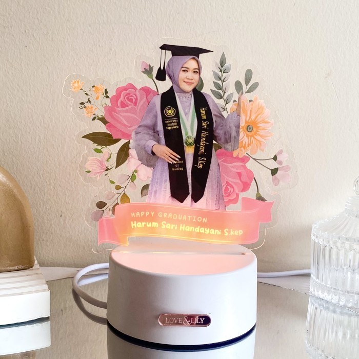 

(NEW) -CAROL Hampers - hadiah wisuda custom kado gift box graduation cewek - CAROL -2, LED 3 warna