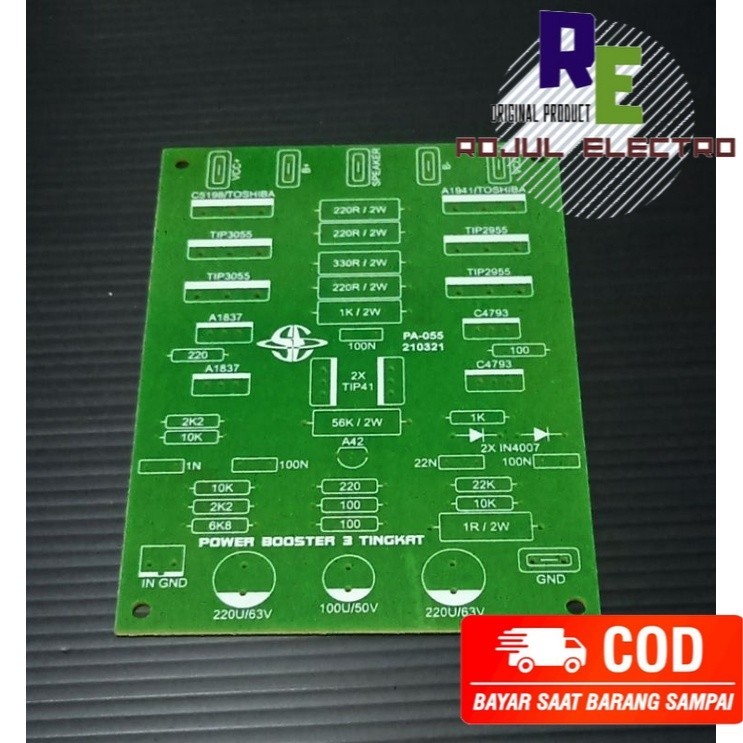 PCB Driver MCRD V2 Power Booster 3 Tingkat
