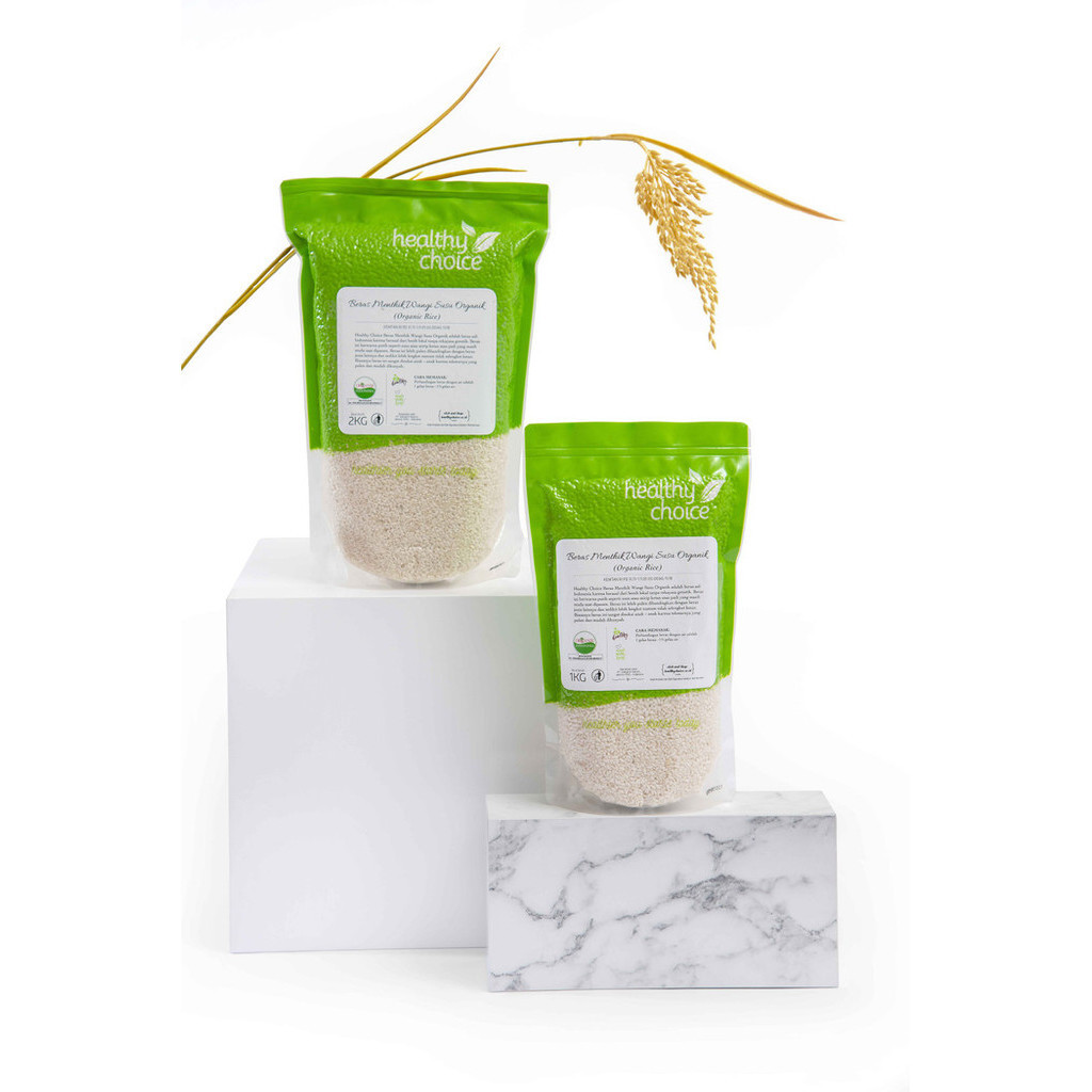 

Healthy Choice Beras Menthik Wangi Susu Organik 5kg - Exp Jauh