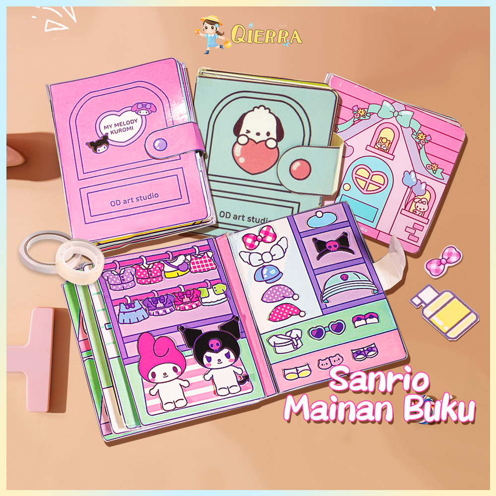 Qierra Quiet Book Paper Book Busy Book House Diy Mainan Edukasi Anak