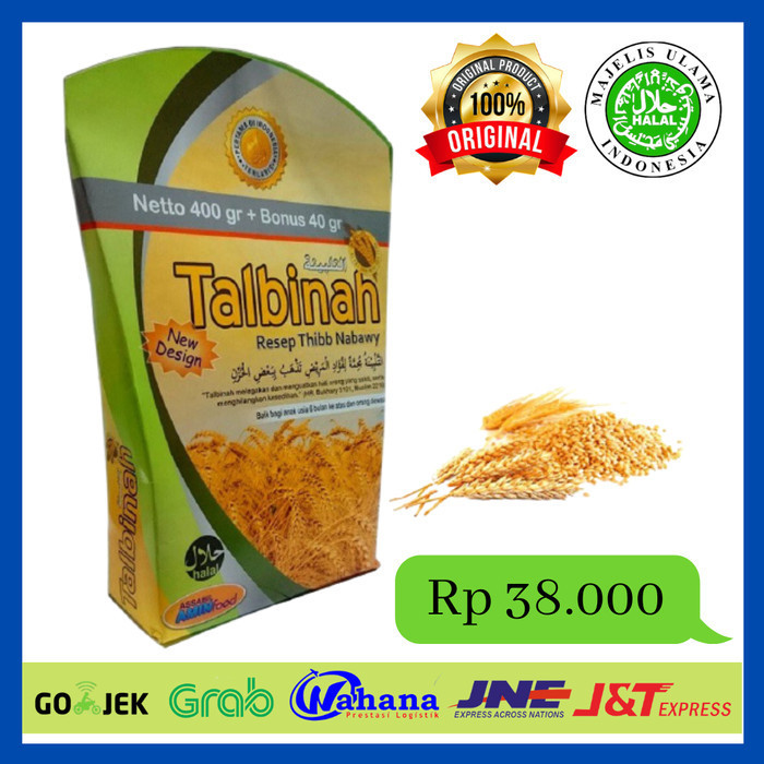 

New-Promo Tepung Talbinah 400gr Bubur Gandum Obat Herbal