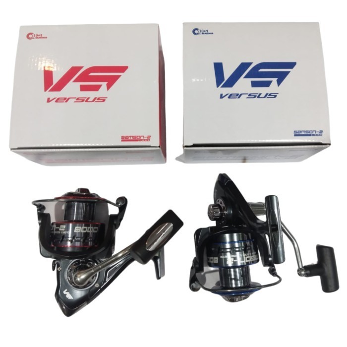 reel pancing Versus Samson II 8000 gen 2 reel laut kuat smooth - Merah