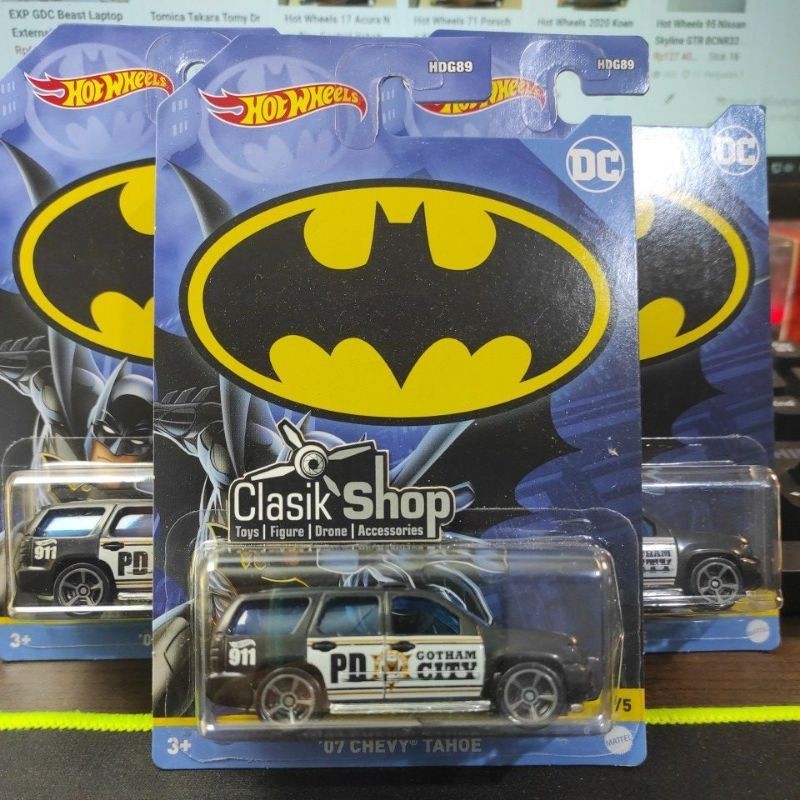 Hotwheels 07 Chevy Tahoe Batman Series New Arrival 2022