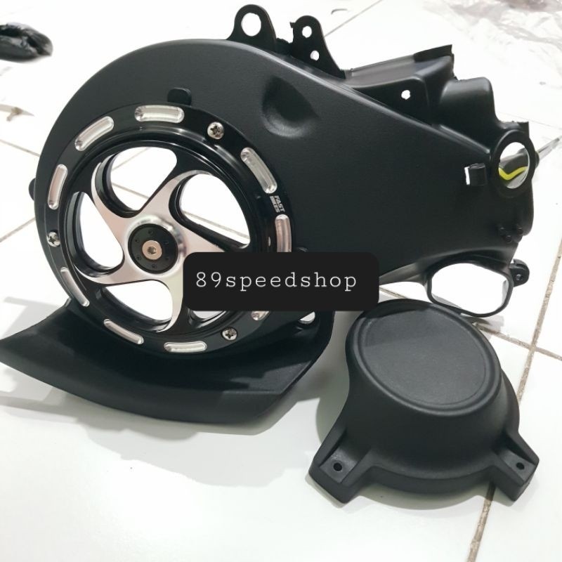 TUTUP KIPAS SPINER MUTER VESMET MIO J,MIO GT,Soul GT115,Fino115