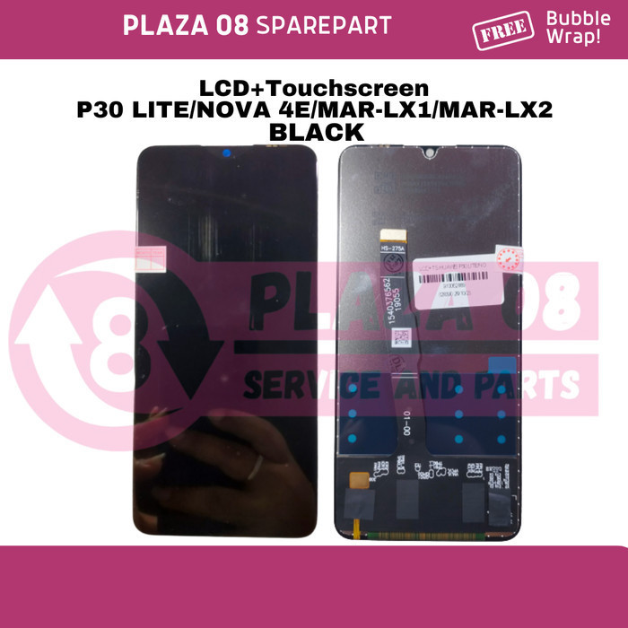 LCD+Touchscreen HUAWEI P30 LITE/NOVA 4E/MAR-LX1/MAX-LX2 BLACK