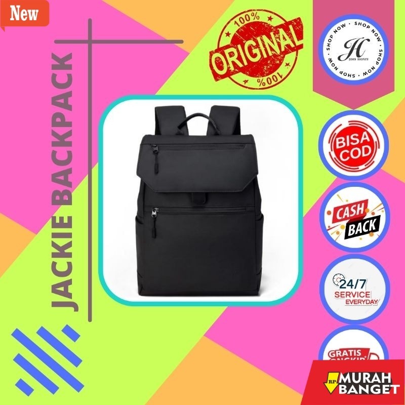 Tas Ransel pria kekinian JIMS HONEY JACKIE BACKPACK tas ransel antiair cowok cewek parasut Jimshoney
