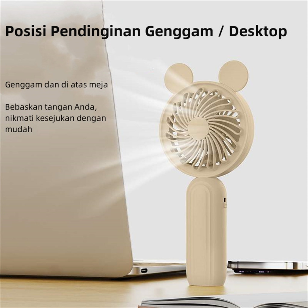 

Lama dan mudah dioperasikan Kipas Angin Mini USB Genggam Portabel Kipas