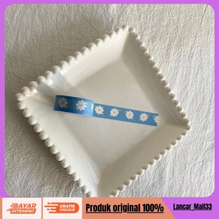 

TERJANGKAU 1 Piece Washi Tape Cute Korean Aesthetic Masking Tape Journal Scrapboo - E