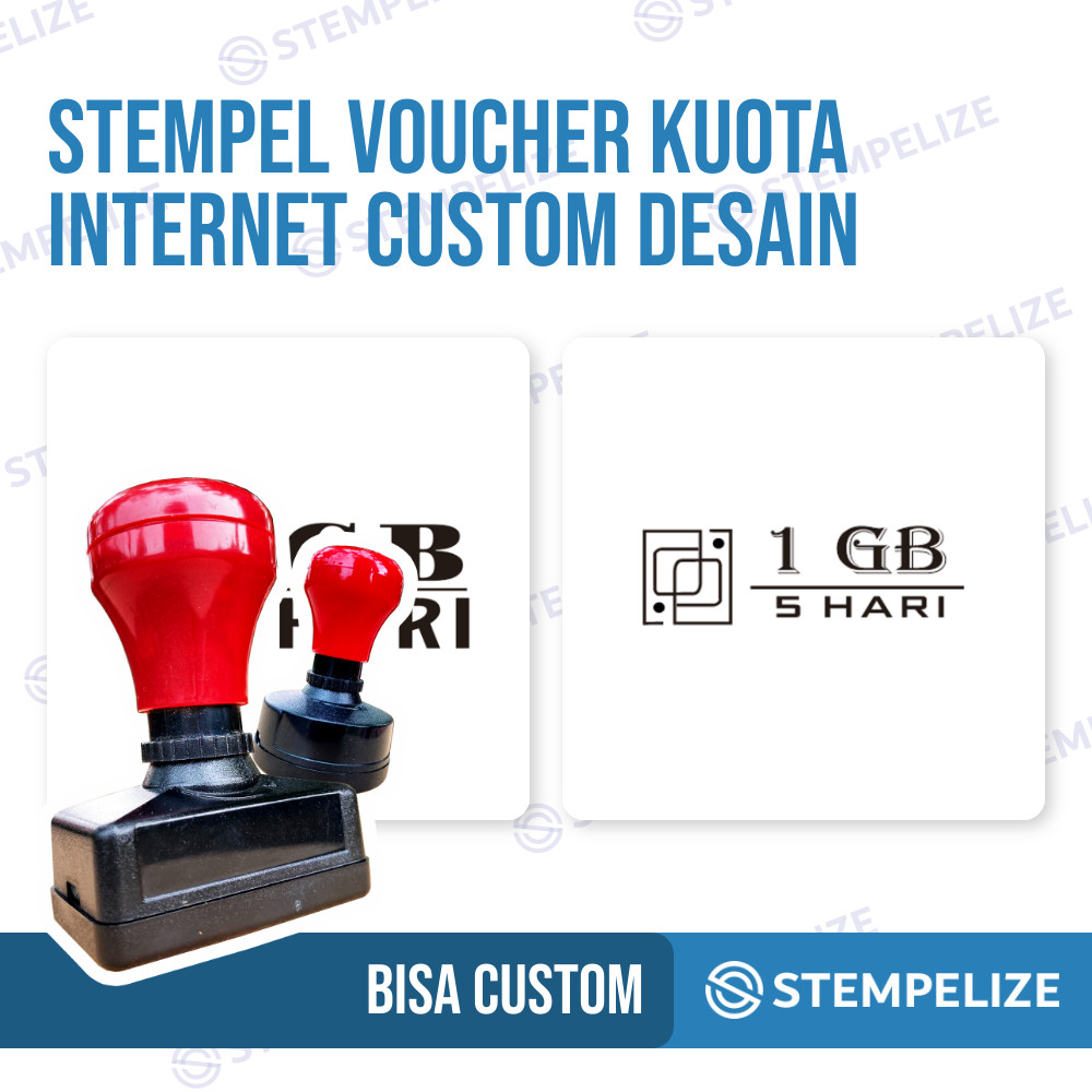 

Stempel Voucher Kuota Internet Custom Desain