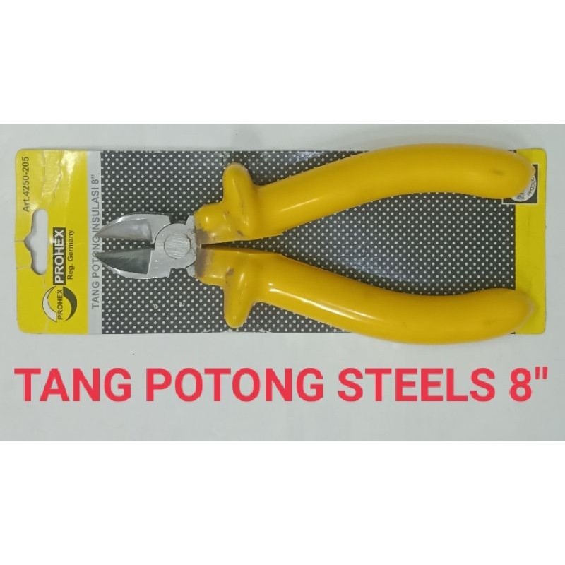 TANG POTONG  CABLE 8" STEELS