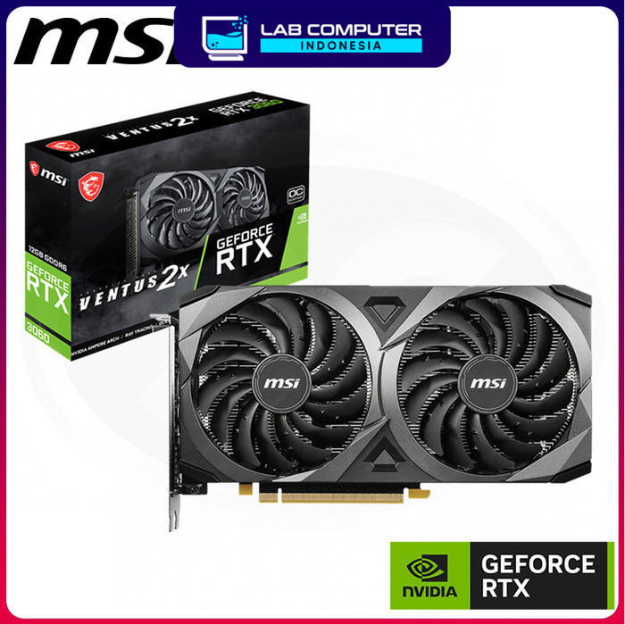 MSI GeForce RTX 3060 VENTUS 2X 12G OC DDR6 - 12GB