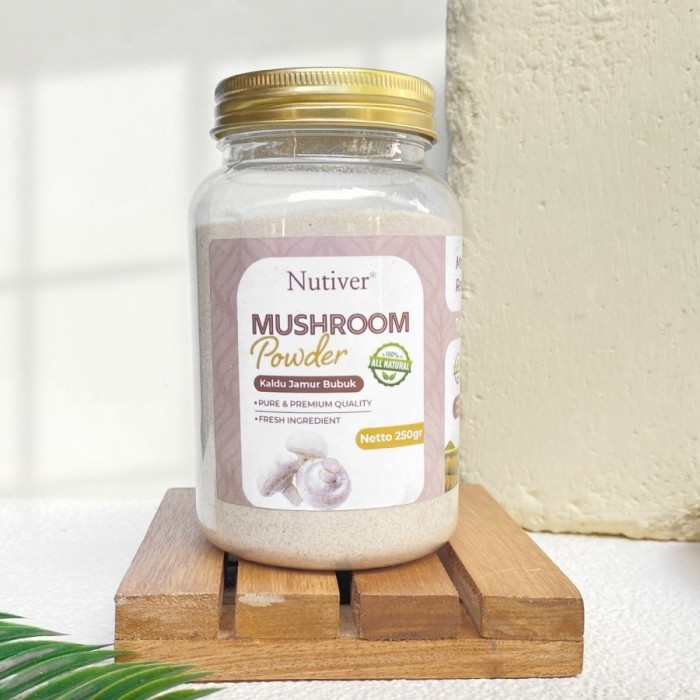 

AD Nutiver Mushroom Powder / Kaldu Jamur Bubuk NON-MSG / Bumbu Masakan - 250gr