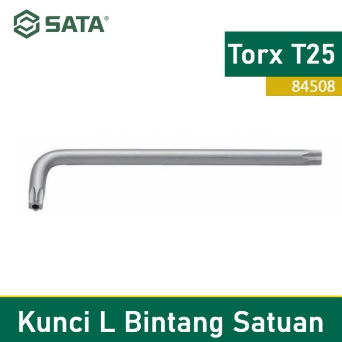 KUNCI L BINTANG 84508 - TORX TAMPER PROOF KEY T-25 SATA