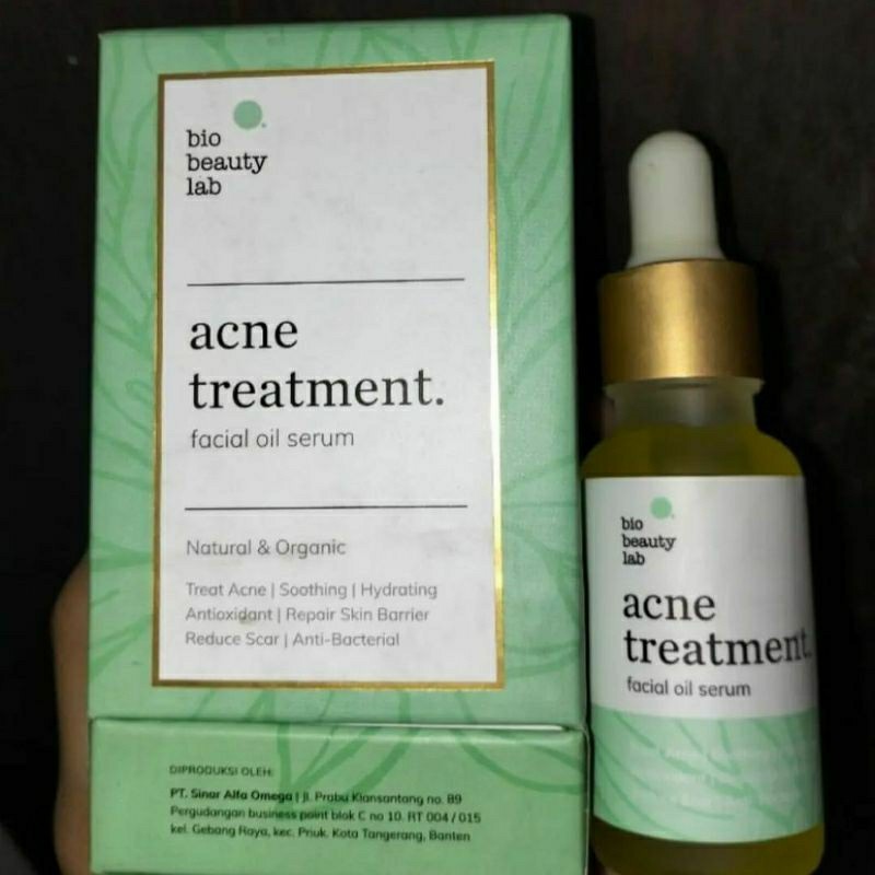 preloved Bio beauty lab acne treatment face oil