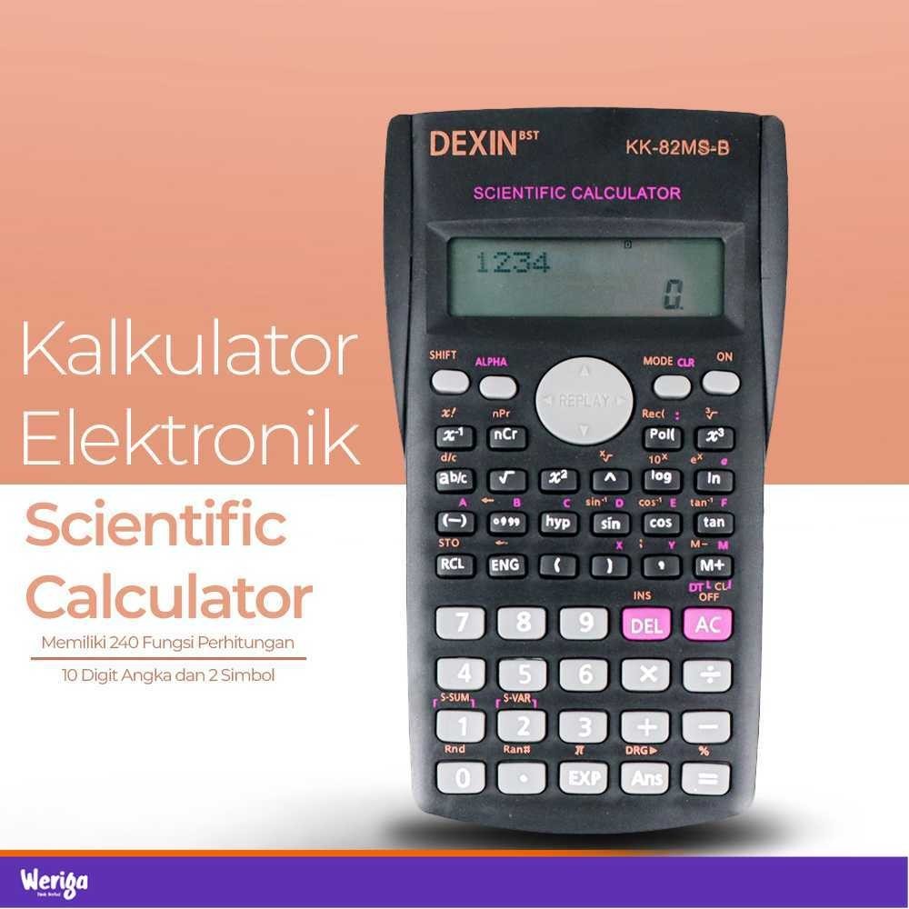 

DEXIN Kalkulator Elektronik Scientific Calculator - KK-82MS-B