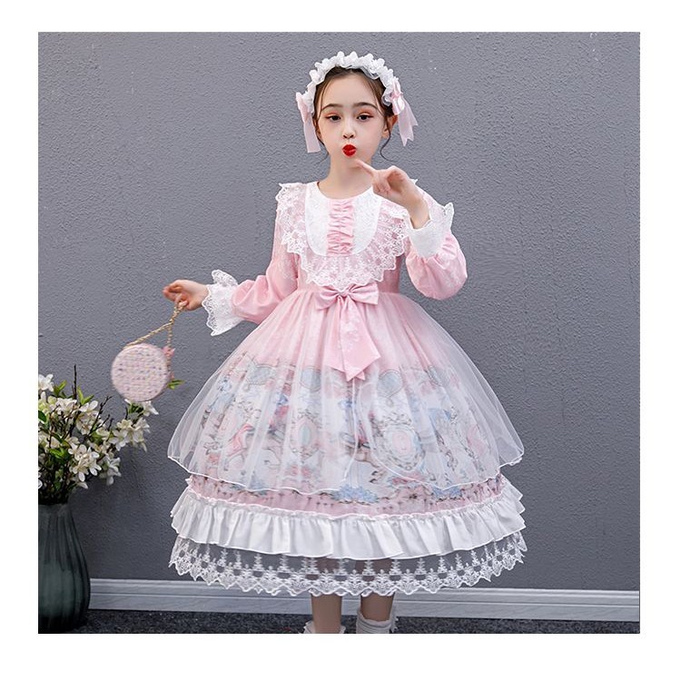 Girl's Princess Dress Lolita Children's Dress Lolita Dress Student Dress