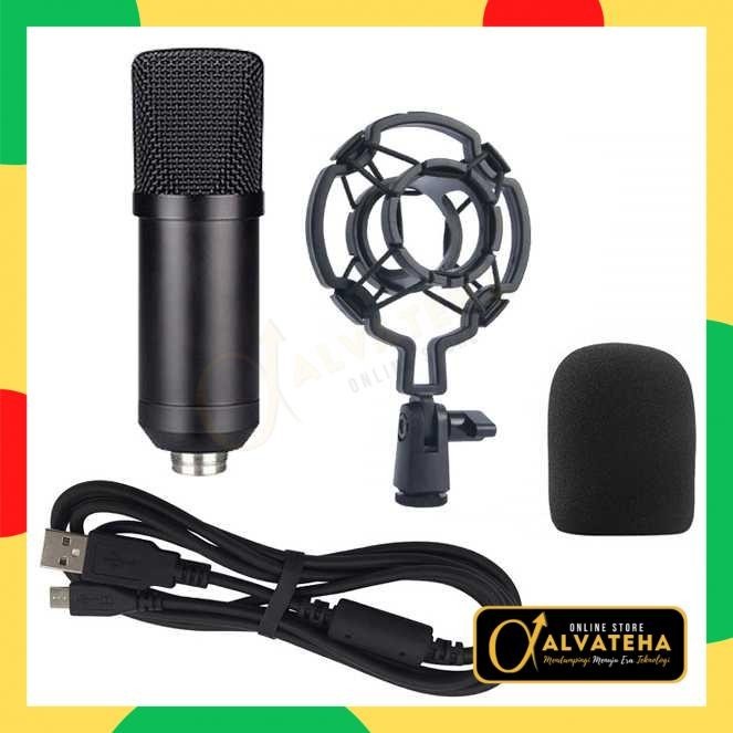 Mic Microphone Kondenser Studio USB with Shock Proof Mount - TaffSTUDIO BM 700