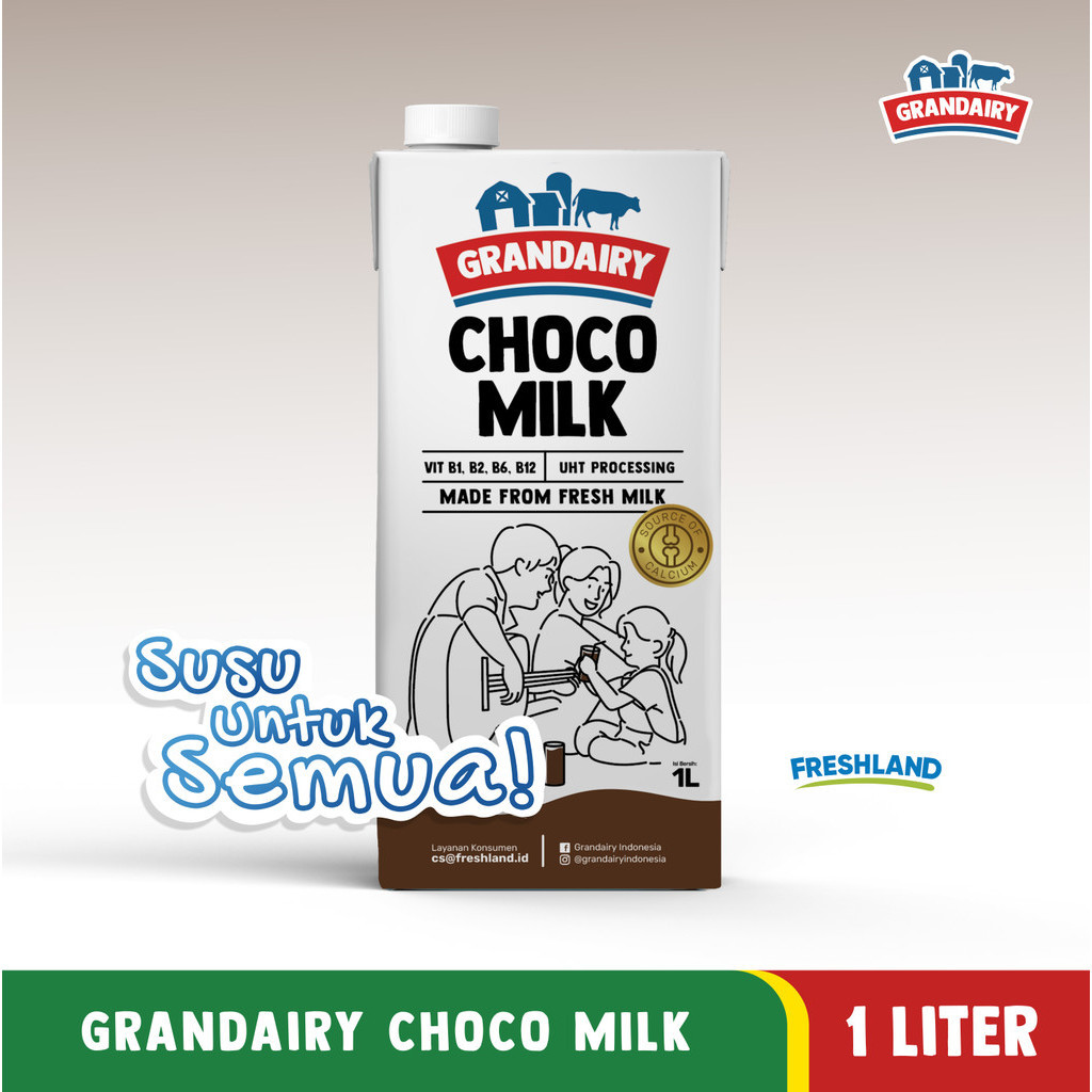 

SUSU GRANDAIRY UHT CHOCO MILK 1 LITER