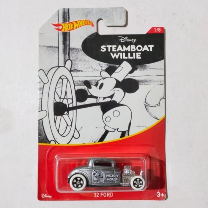 Hotwheels 32 Ford Disney Steamboat Willie Mickey Mouse 2018 rare