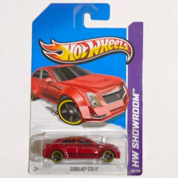 Hotwheels 09 Cadillac CTS V CTSV merah 2013
