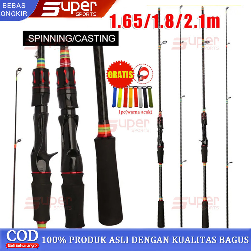 Alat pancing bahan karbon berkualitas tinggi / joran lempar bahan serat karbon / joran pancing karbo