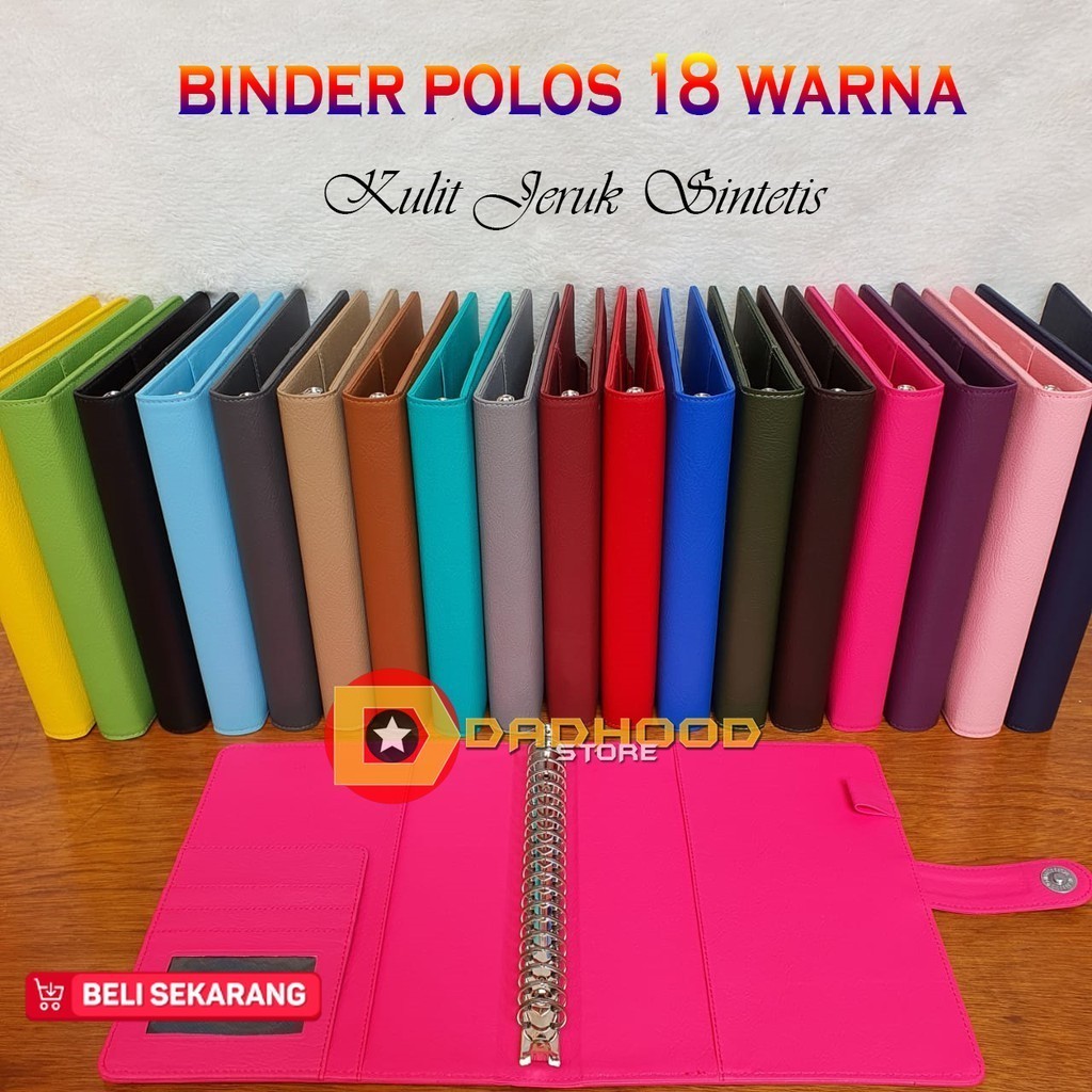 

BINDER POLOS 18 WARNA PILIHAN A5 DAN B5