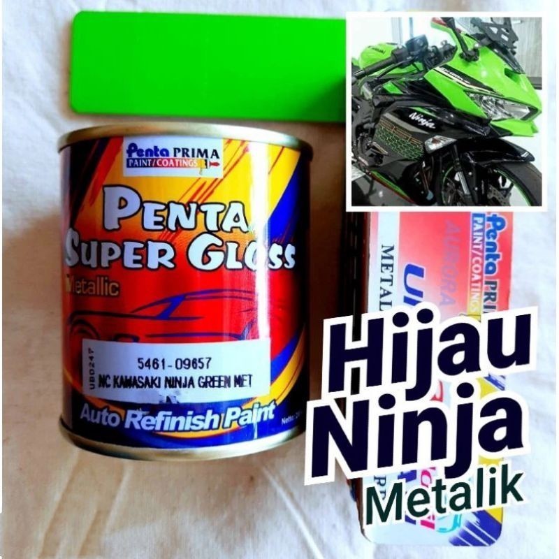 

cat penta super gloss metallic nc Kawasaki ninja green met 09657