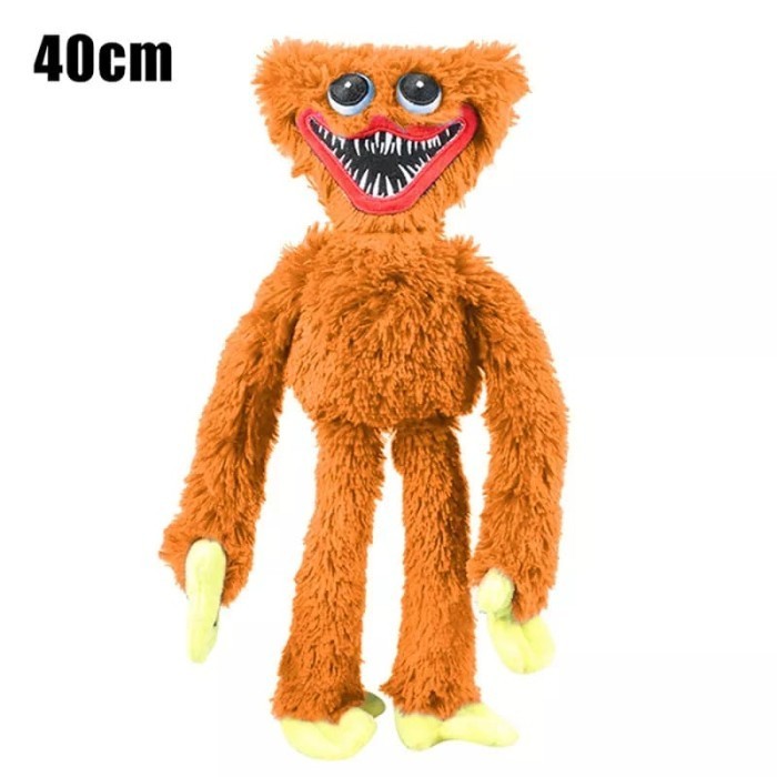 Lalalo_ Boneka Poppy Playtime Huggy Wuggy Popy Monster Doll Mainan Anak Viral - HuggyWuggy Gold