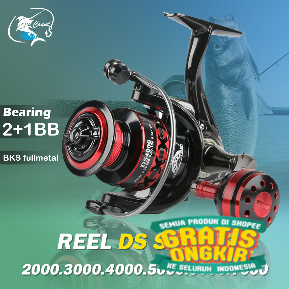 Fishing Reel DS2000 - 7000 10 Kg / DEUKIO Gulungan Pancing Ikan Logam / Tarikan Pancing Ikan Logam C