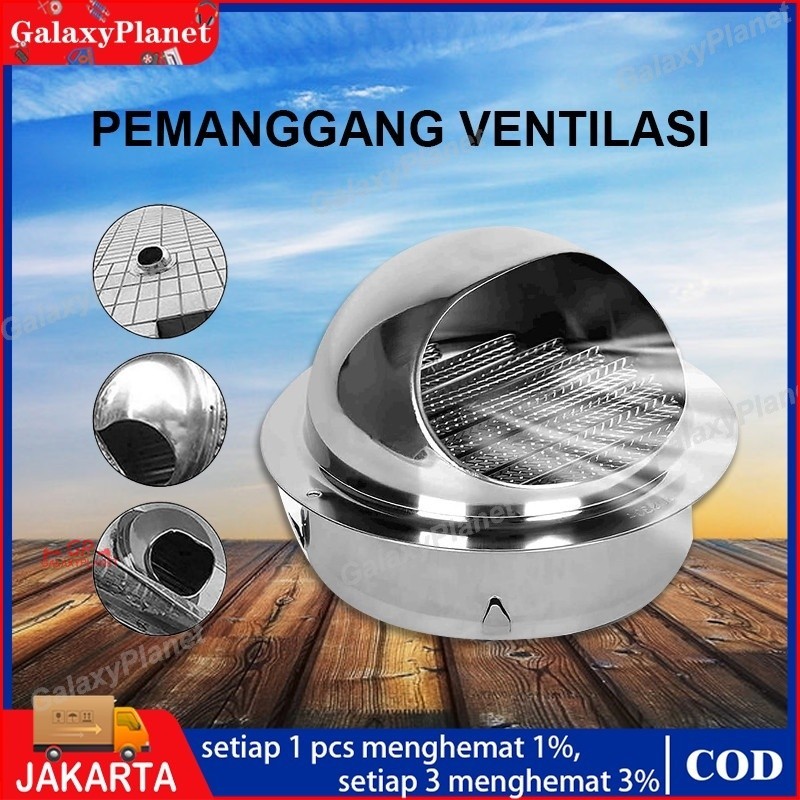 1pc Stainless Steel Wall Ceiling Air Vent Ducting Ventilation Exhaust Grille/Wall Air Vent Grille Du