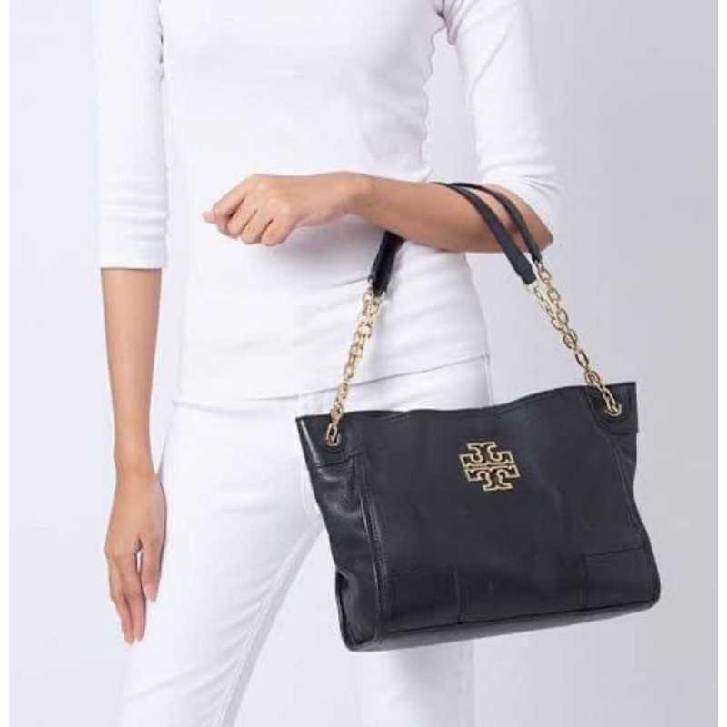 Tas wanita TB Britten Small Slouchy Tote 73503 Tote Bag