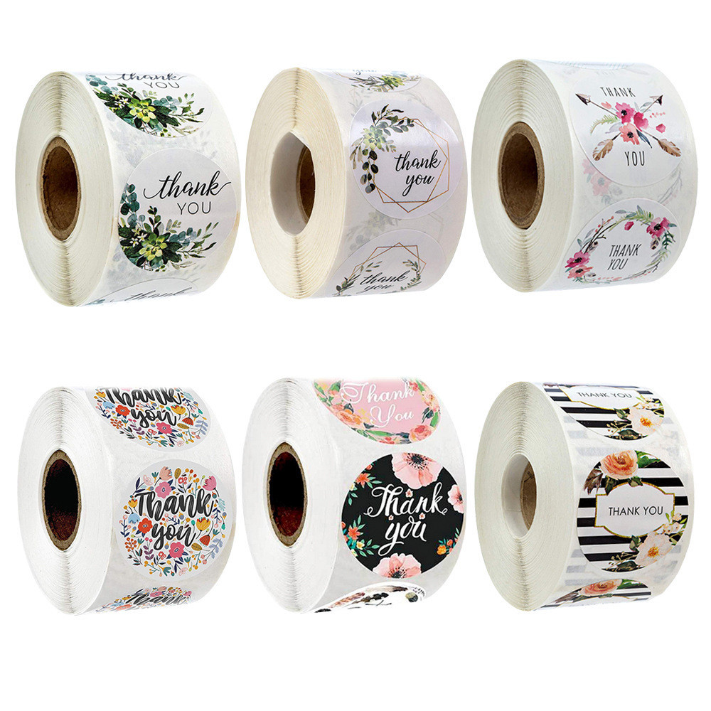 

500 Buah/Set Stiker Penyegel Hadiah Terima Kasih Atas Cinta Anda Desain Buku Tempel Stiker Diary Liburan Hadiah Pesta Ulang Tahun Stiker Dekorasi MG