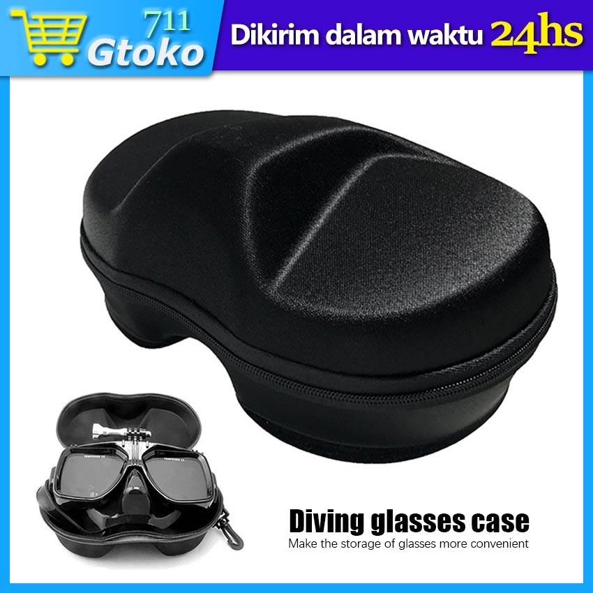 Kotak Masker Kacamata Selam Diving Snorkeling Mask Box Hard Case