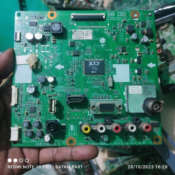 MB MAINBOARD MOTHERBOARD MESIN TV LED LG 24MN33A PTP