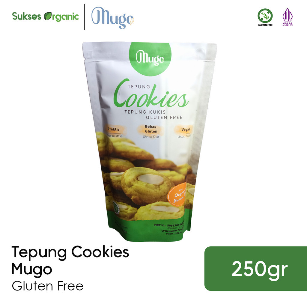 

Tepung Premiks Cookies Gluten Free | 250gr | Mugo