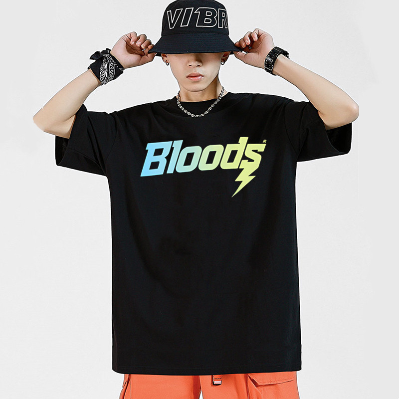 Korean Import Kaos Distro Anime Colorful Word Figure Combeb 24s T shirt,Premium Atasan Baju Pria Nya