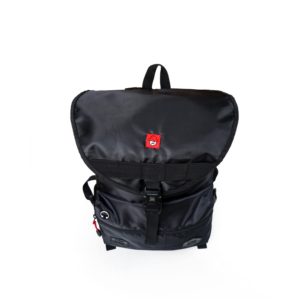 TERBARU Kick Denim - Tas Backpack Ransel Multifungsi Anti Air Warna Hitam - BP Ransel EXPuM