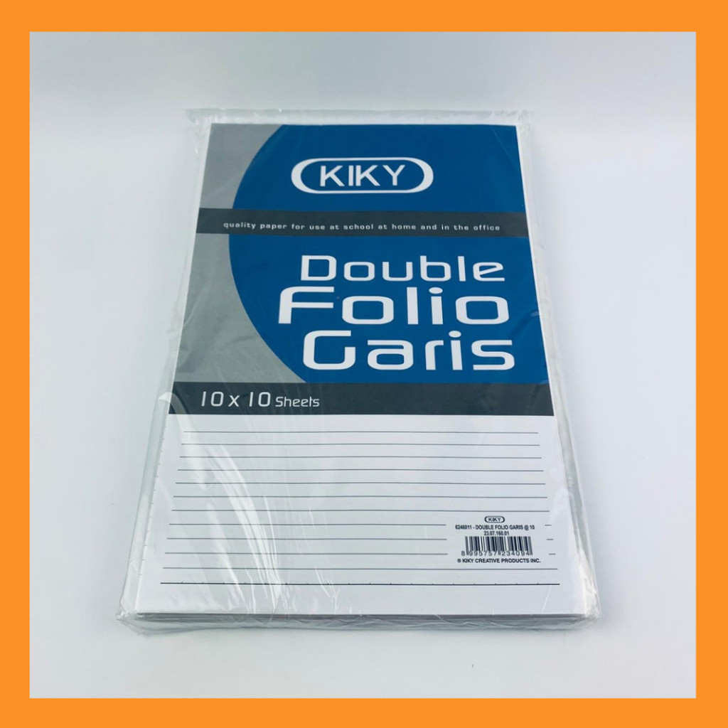 

KIKY Double folio bergaris isi 10 lembar/1 pak