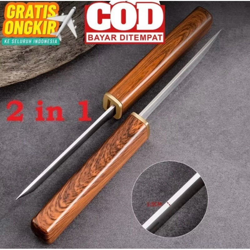 PISAU DAPUR KATANA 2 in 1