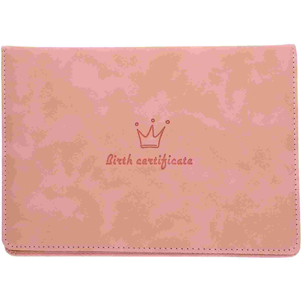 

Birth Certificate Cover Important Document Organizer Universal Case for Folder Skin Protector Protective Sleeve Baby